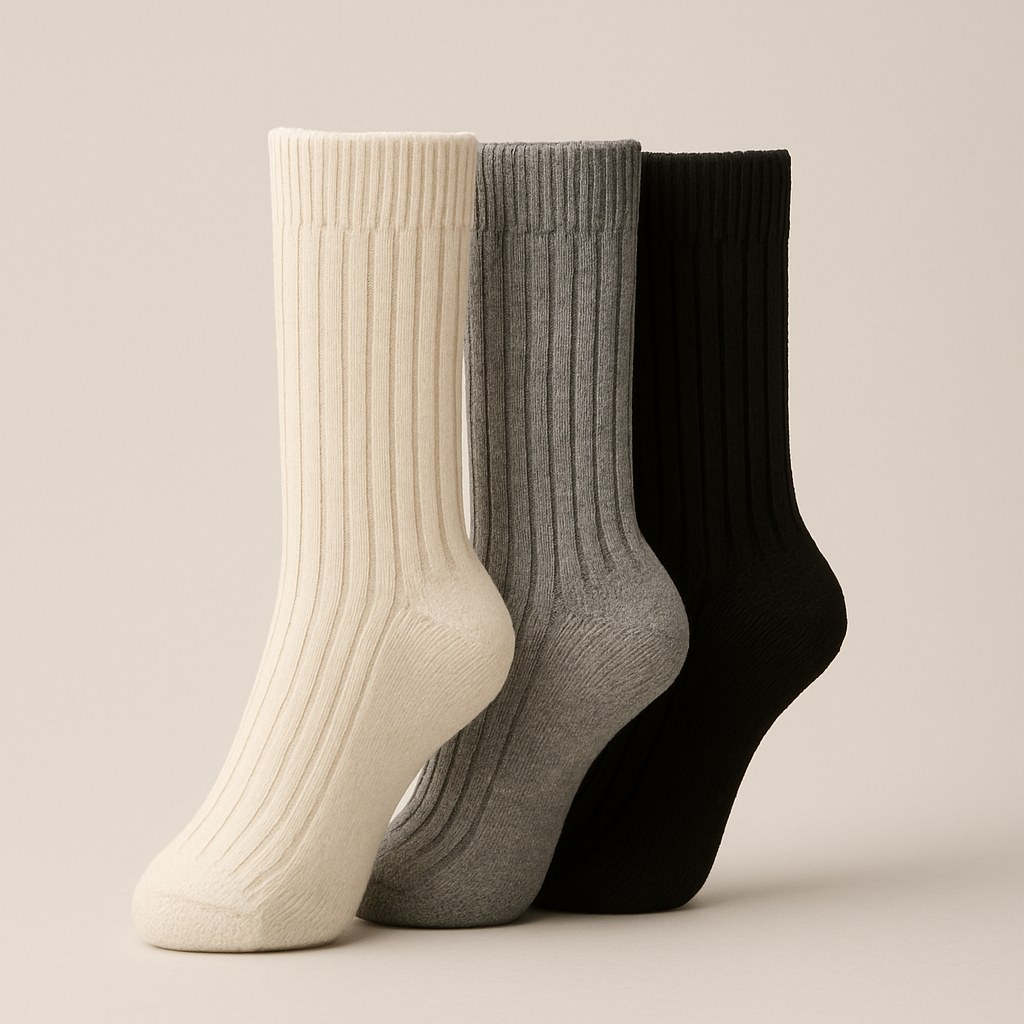 Ribbed Socks (3 Pack)
